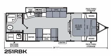 Coachmen Apex Ultra-Lite 251RBK floor plan