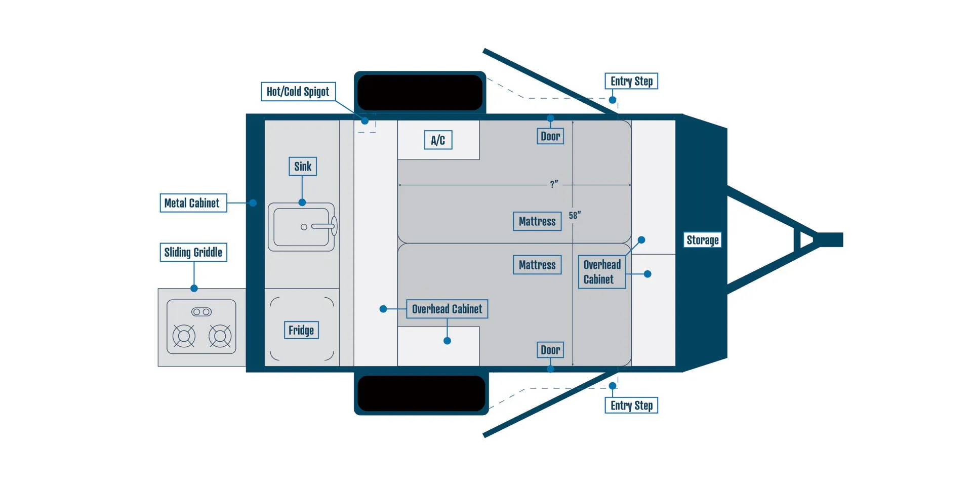 Bontrager Outdoors Compact 10ROK floor plan
