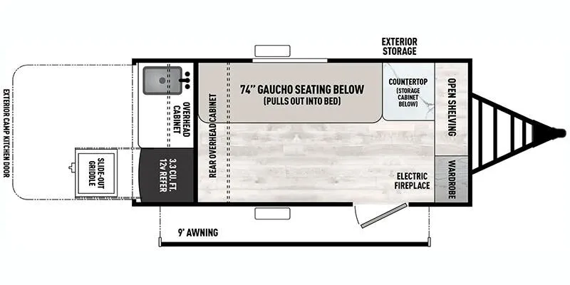 2011 Coachmen Clipper ROK 9000ROK floor plan