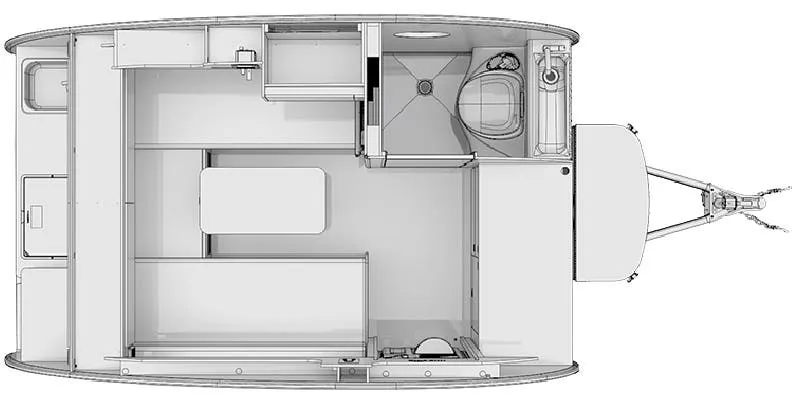 NuCamp TAB 320 CS-S floor plan