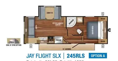 Jayco Jay Flight SLX 8 245RLS floor plan