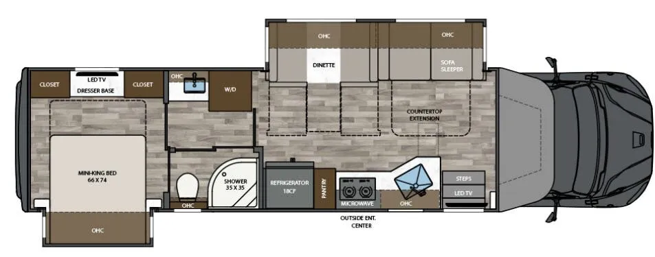2024 Renegade RV Verona 36VSB - Floor plan