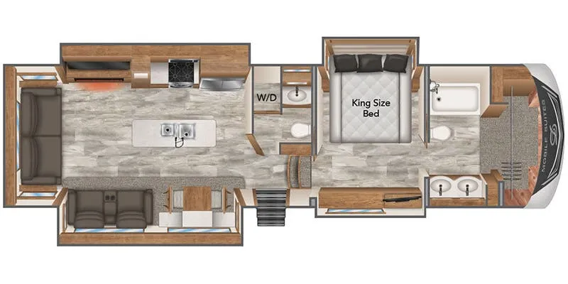 DRV Mobile Suites MS 39DBRS3 floor plan