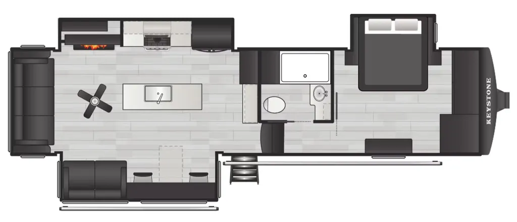 2026 Keystone Montana High Country 290RL floor plan