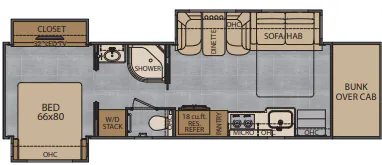 Renegade RV Classic 38CSB floor plan