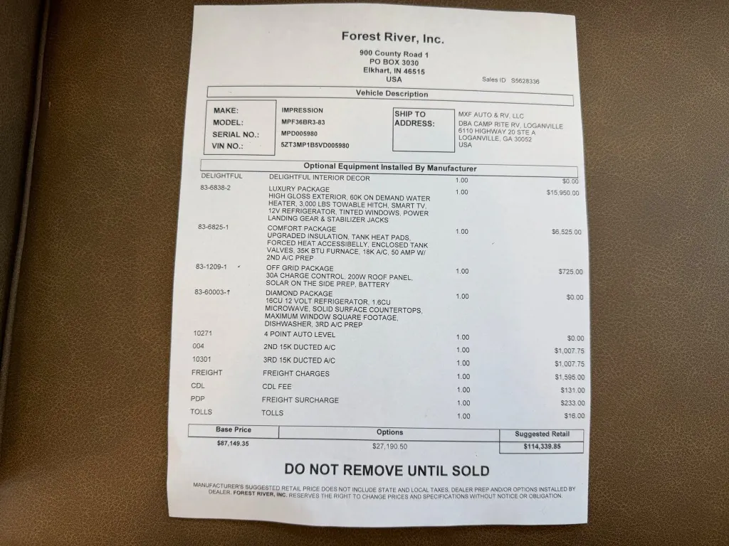 2027 Forest River Impression 36BR3, Photos photo 46