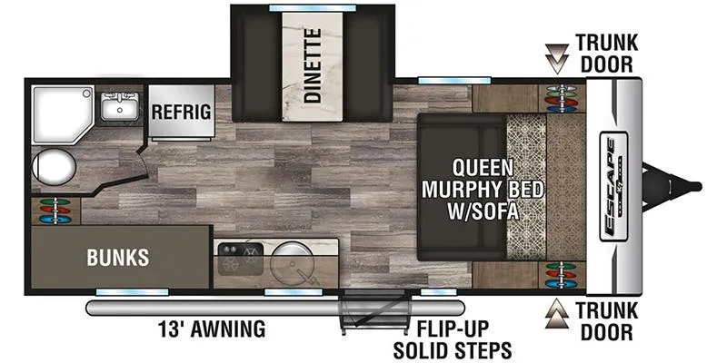 K-Z Escape E201BH floor plan