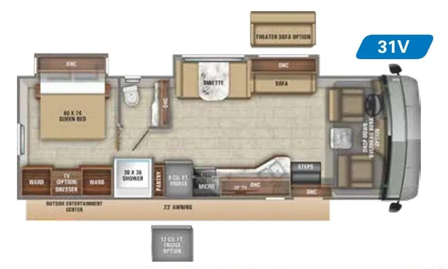 Jayco Alante 31V floor plan