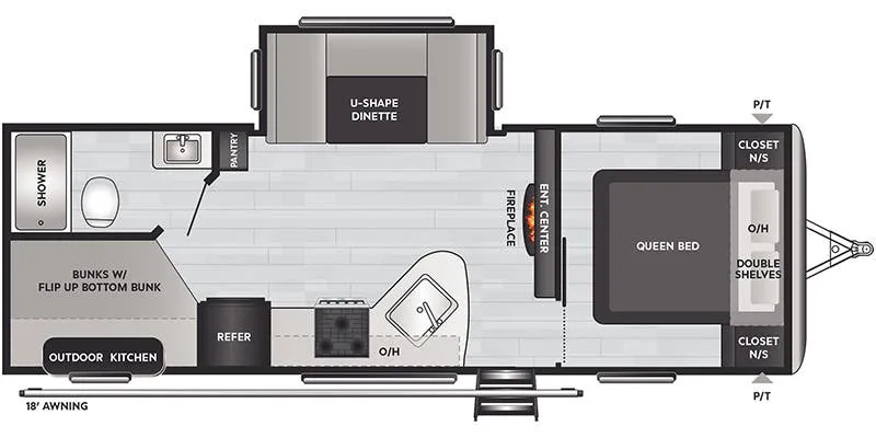 Keystone Springdale West 240BHWE floor plan