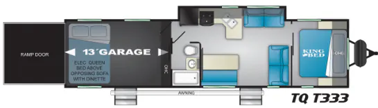 Heartland Torque T333 floor plan