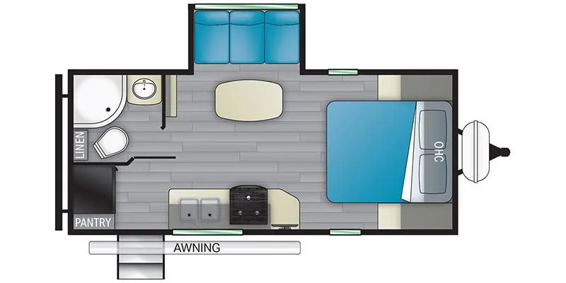 Heartland Prowler 195RB floor plan