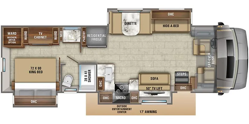 2019 Jayco Seneca 37TS floor plan
