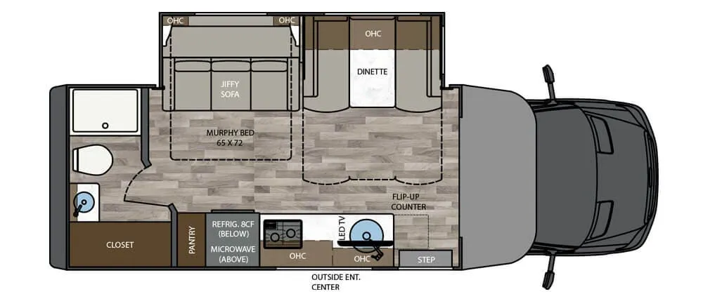 2025 Renegade RV Vienna 25RML - Floor plan