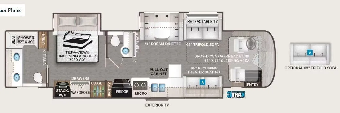 2026 Thor Motor Coach Aria 3901 - Floor plan