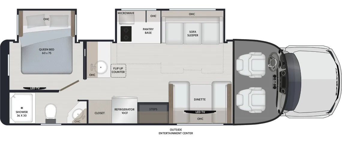 Renegade RV Veracruz 33VDS floor plan
