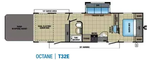 Jayco Octane T32E floor plan