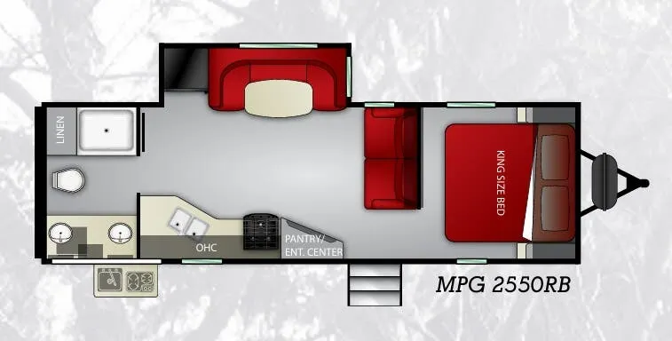 Cruiser RV MPG 2550RB floor plan