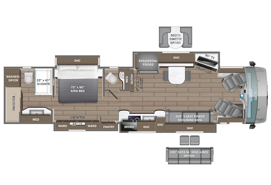 Entegra Coach Anthem 44B floor plan