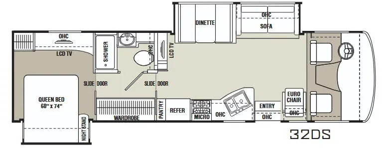 Coachmen Mirada 32DS floor plan