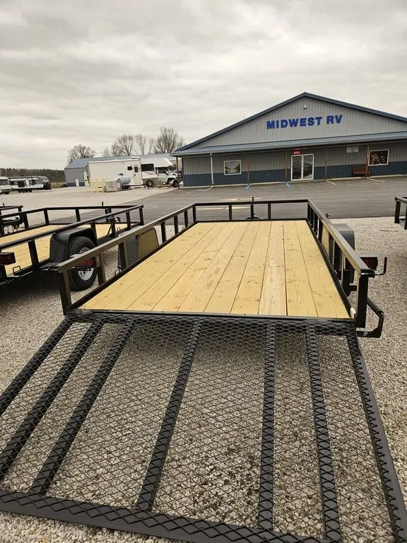 2025 Lone Wolf Trailer Company 77 x12 Single Axle Tube Rail Utility - Photo 4