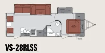 Cruiser RV ViewFinder Signature 28RLSS floor plan
