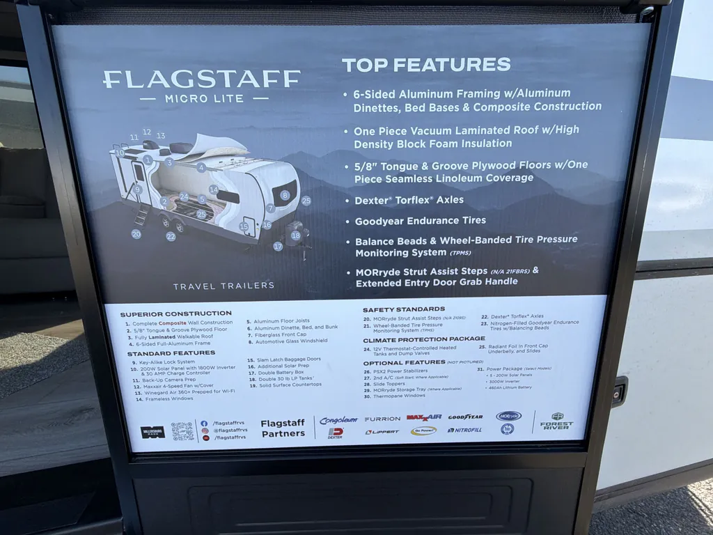 2026 Forest River Flagstaff Micro Lite 25FBT, Photos photo 19