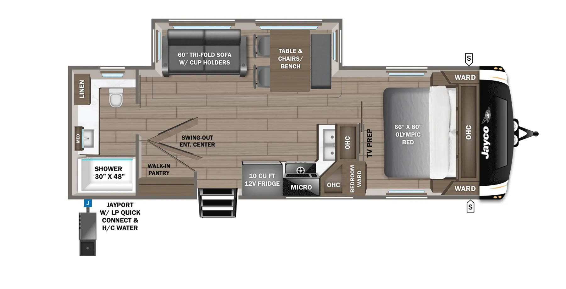 2025 Jayco Eagle 275RBCS - Floor plan