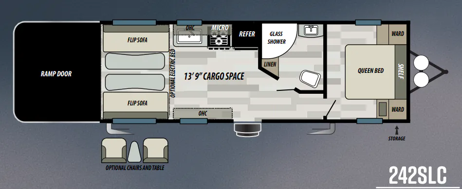 Forest River Sandstorm SLC 242SLC floor plan