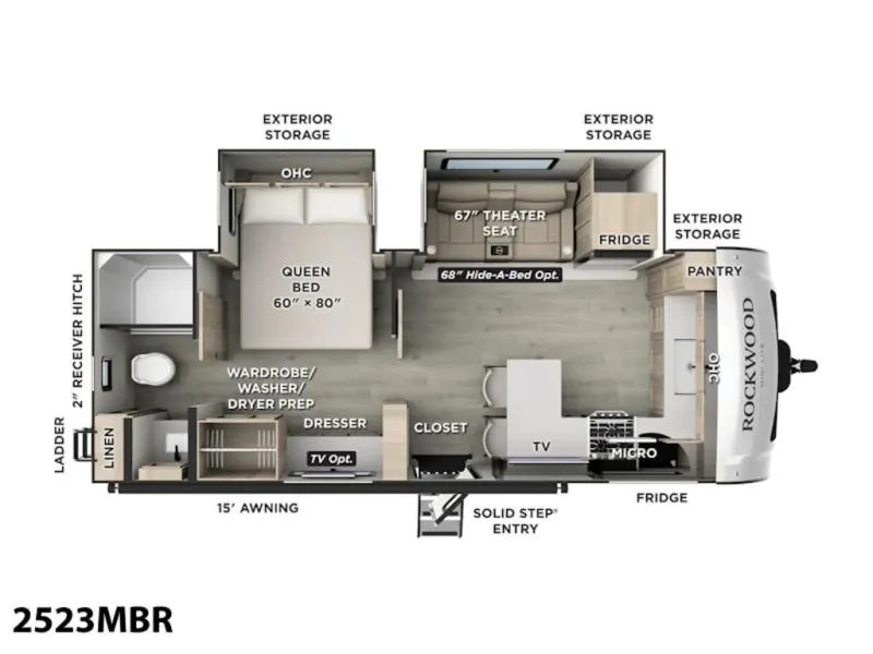 2026 Forest River Rockwood Mini Lite 2523MBR - Photo 3