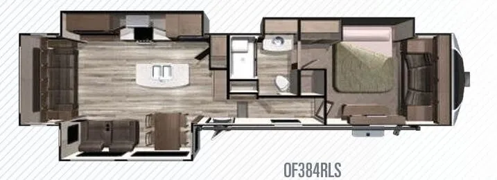 Highland Ridge Open Range OF384RLS exterior
