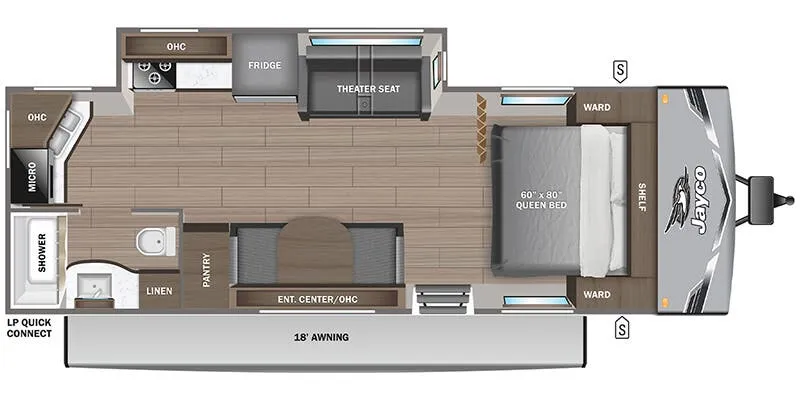 2027 Jayco Jay Flight 225MLS - Floor plan