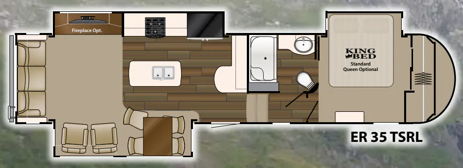 Heartland ElkRidge 35 TSRL exterior