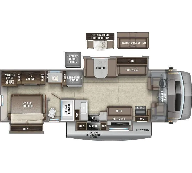 Entegra Coach Accolade 37TS floor plan