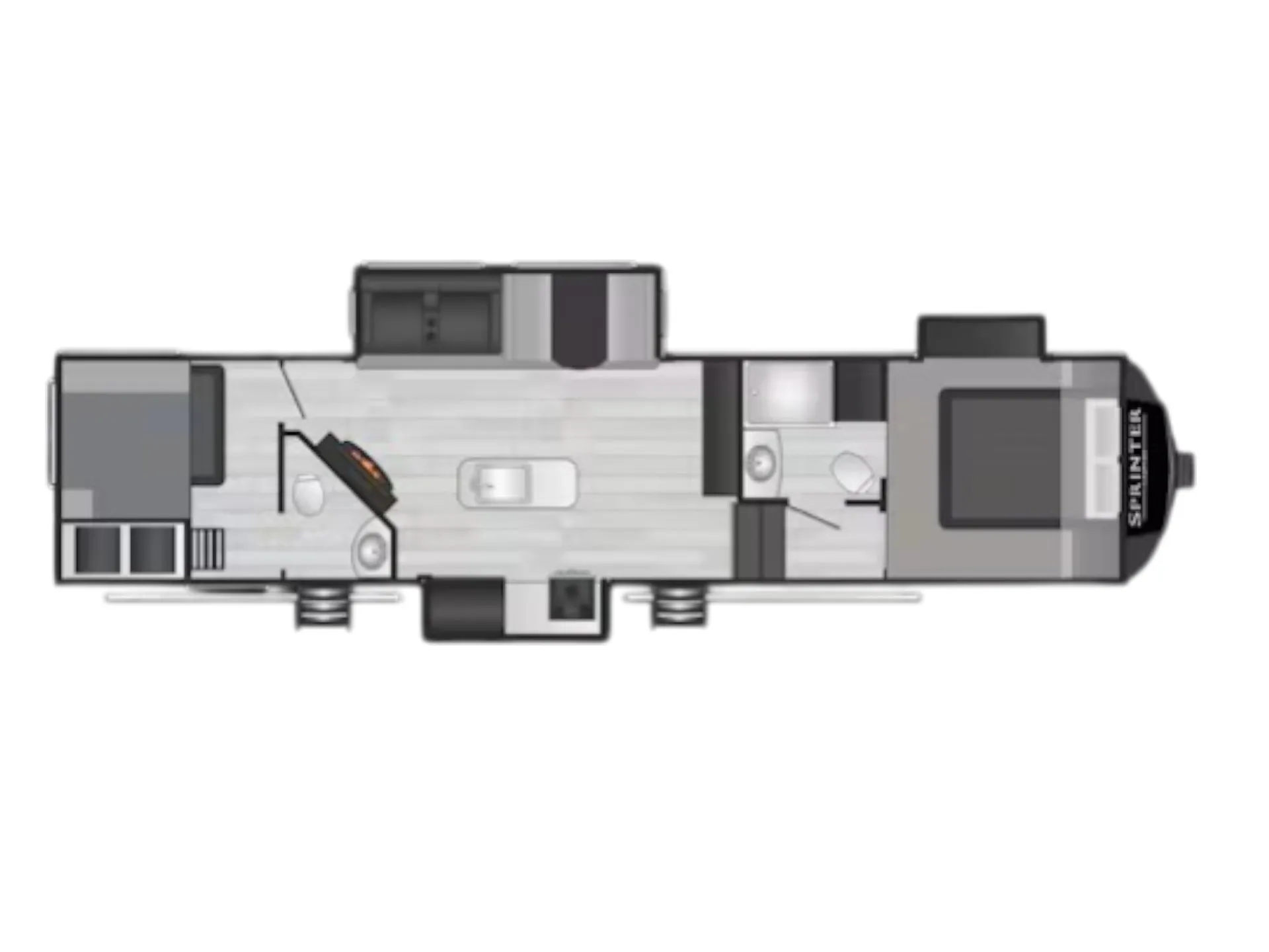Keystone Sprinter 35BH floor plan