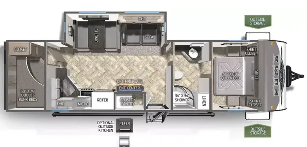 Palomino Puma 28BHFQ floor plan