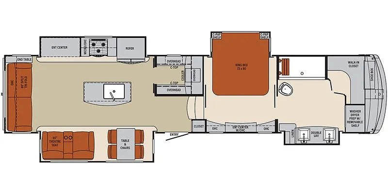 Palomino Columbus 1492 382FB floor plan