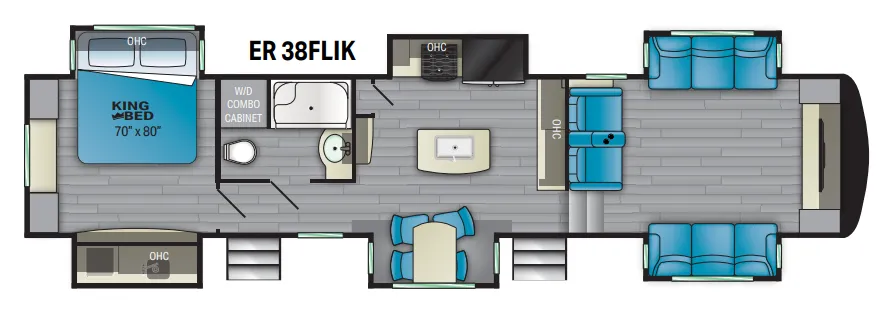 Heartland ElkRidge 38FLIK floor plan