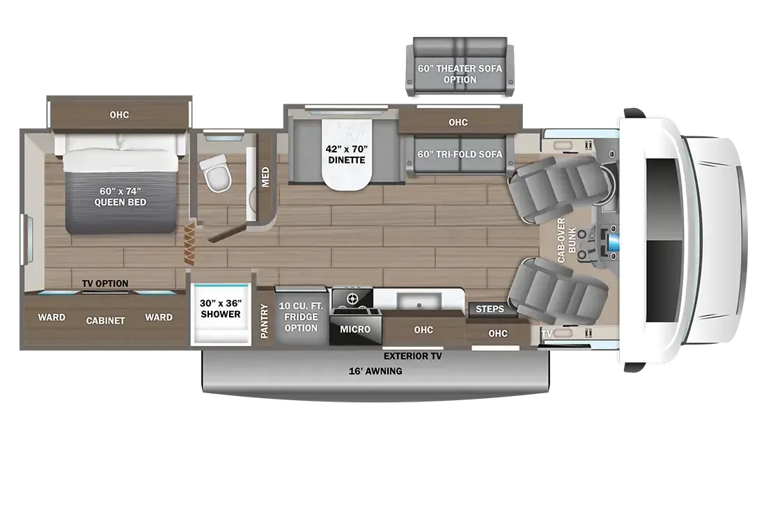 Entegra Coach Odyssey 29V floor plan