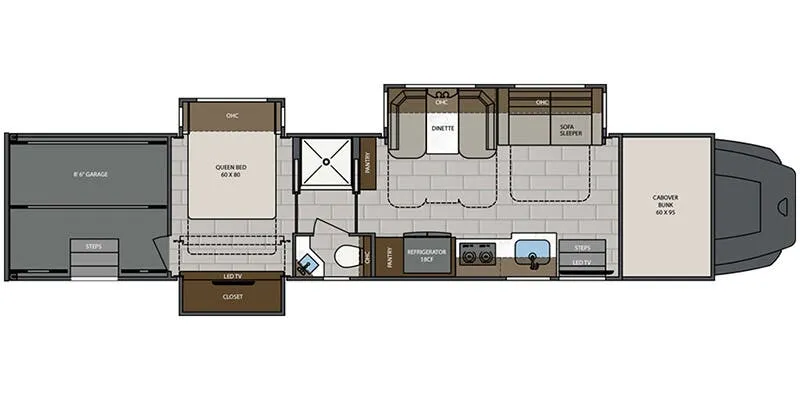 Renegade RV Classic 2609 floor plan