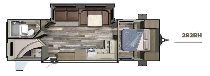 Starcraft Autumn Ridge Outfitter 282BH floor plan