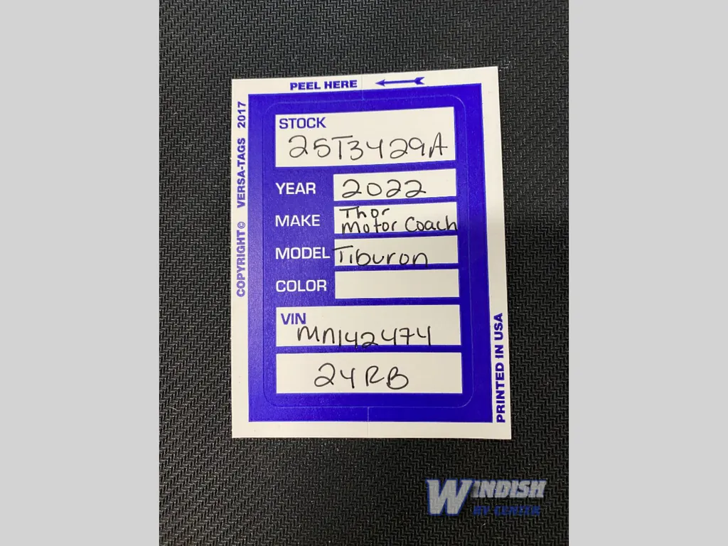 2022 Thor Motor Coach Tiburon 24FB, Photos photo 22
