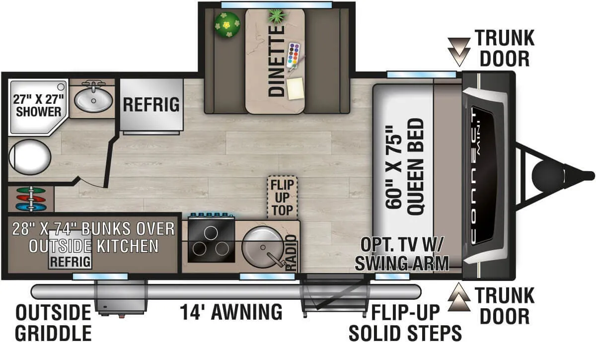 2026 K Z Connect 191BHK - Floor plan