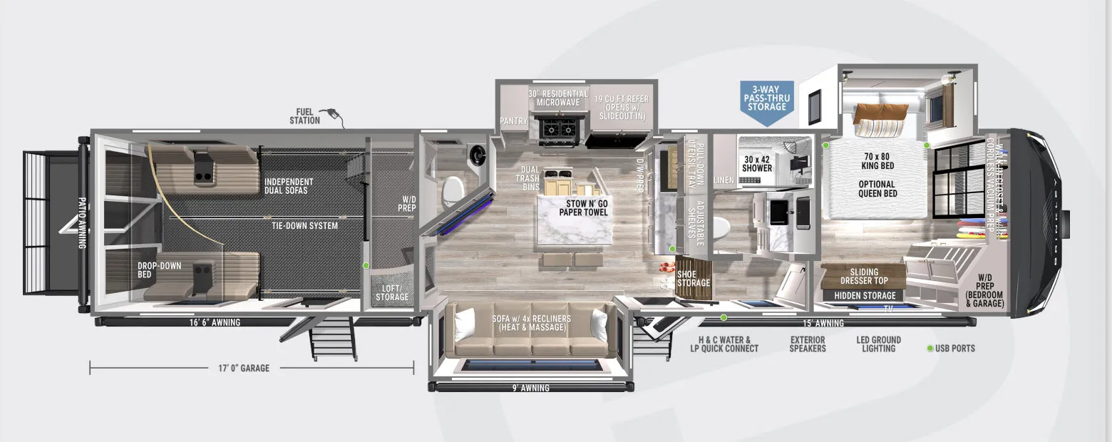2026 Brinkley Model G 4000 - Floor plan