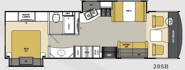 Coachmen Pursuit 29SB floor plan
