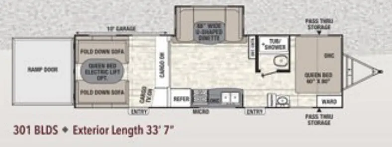 Coachmen Freedom Express Blast 301 BLDS exterior