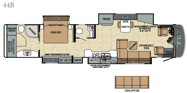 Entegra Coach Anthem 44B floor plan