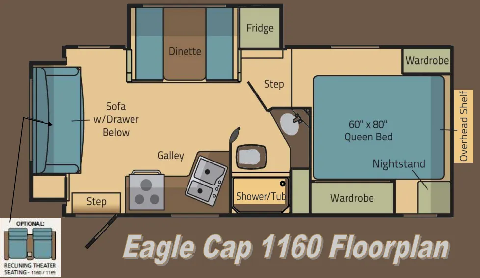 Adventurer Eagle Cap 1160 floor plan