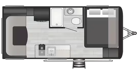 2026 Keystone Hideout 177RD floor plan
