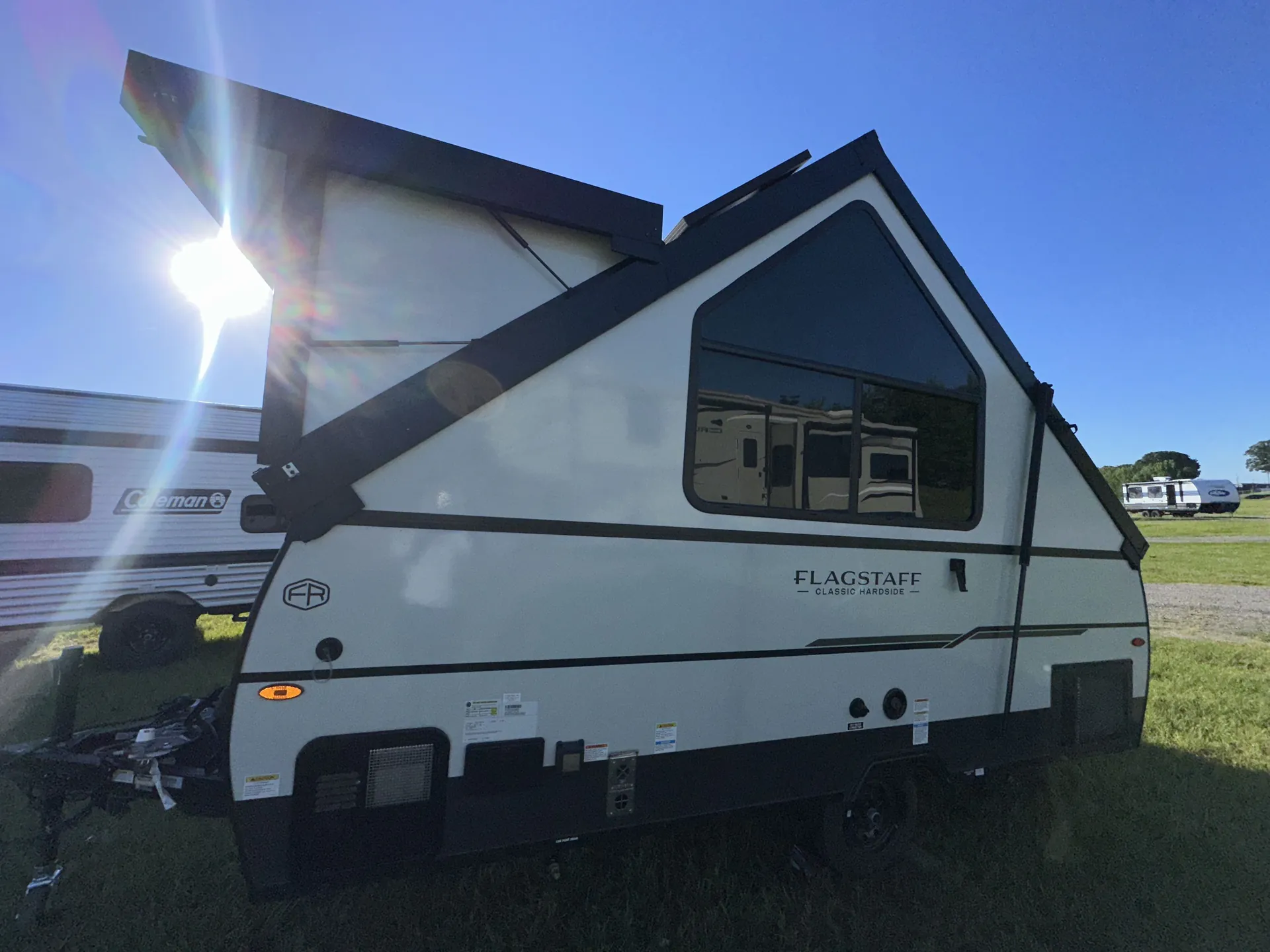 2026 Forest River Flagstaff Hard Side T12RG — off campside