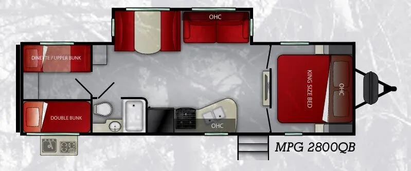 Cruiser RV MPG 2800QB floor plan